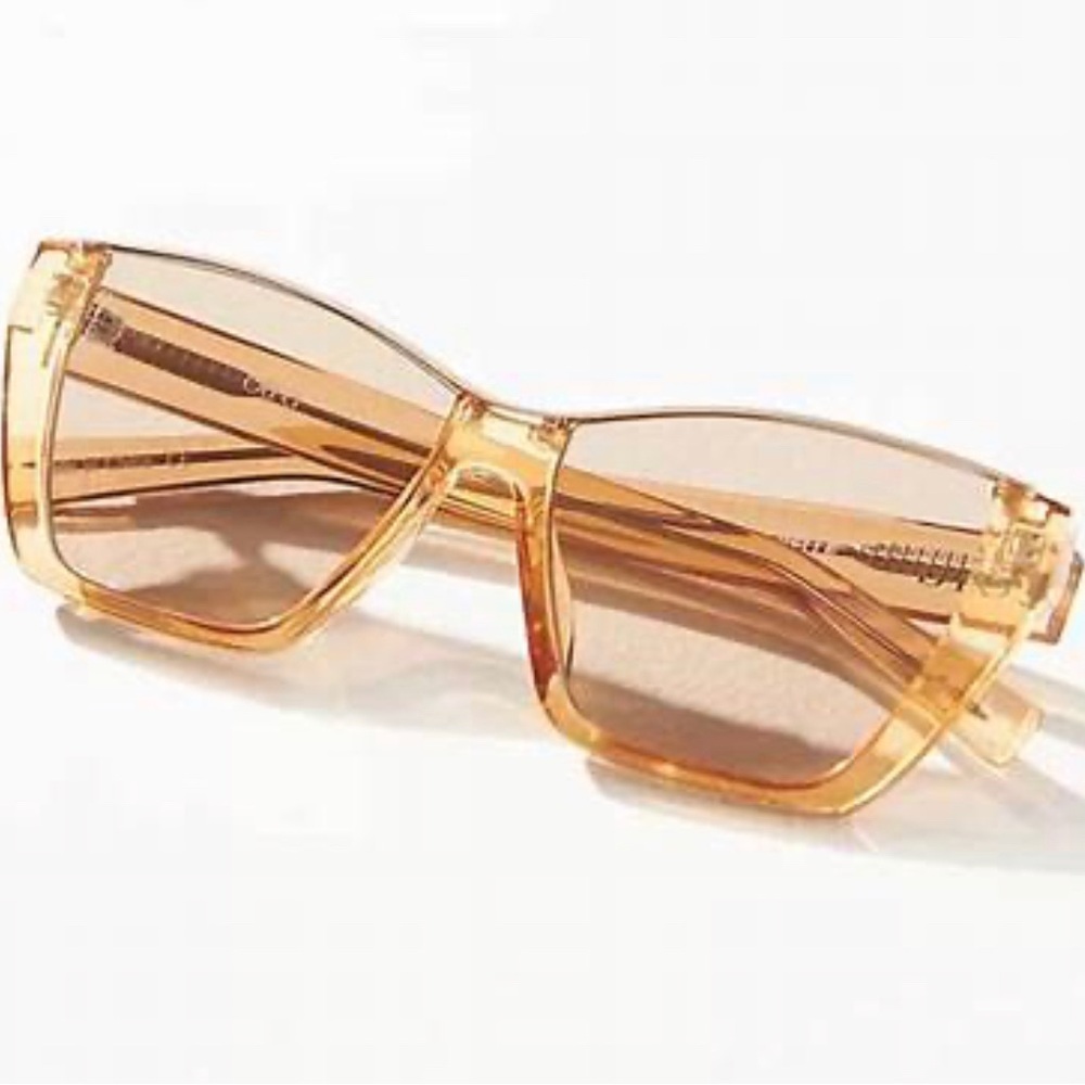 OTRA Transparent Gold Sunglasses